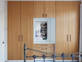 Oak veneer wardrobes